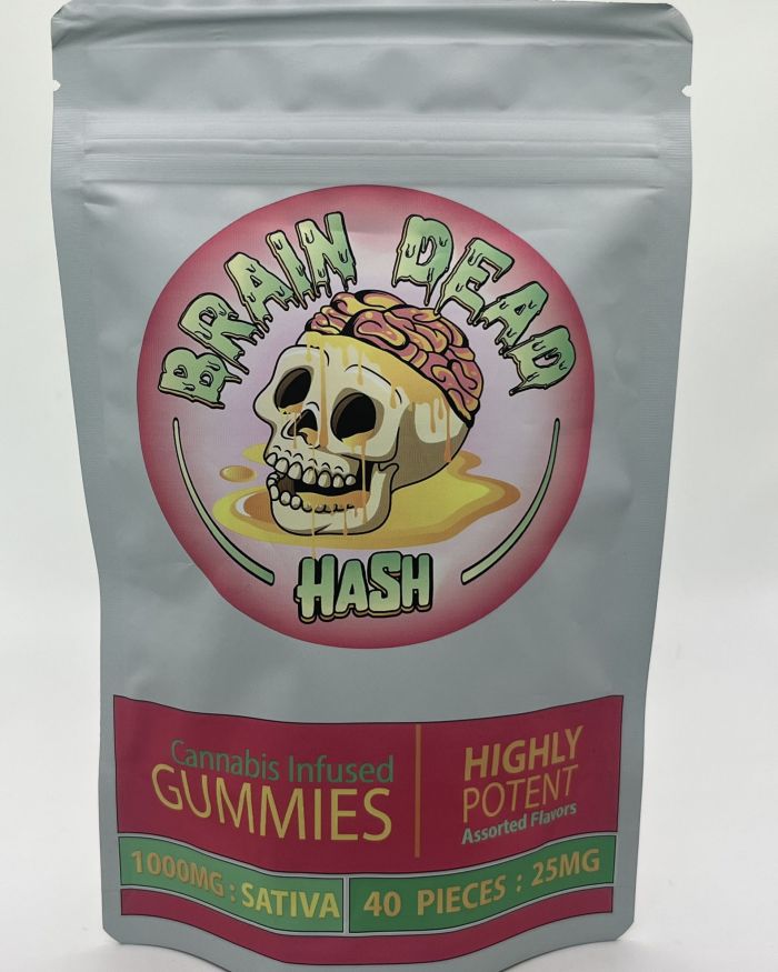 Brain Dead Hash -Assorted Infused Gummies – Sativa – 1,000 MG