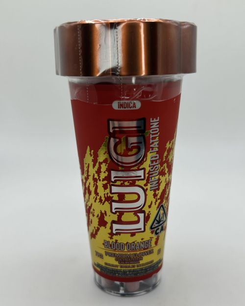 Luigi 7 Piece Infused Pre Roll & Edible Bundle – Blood Orange – Indica
