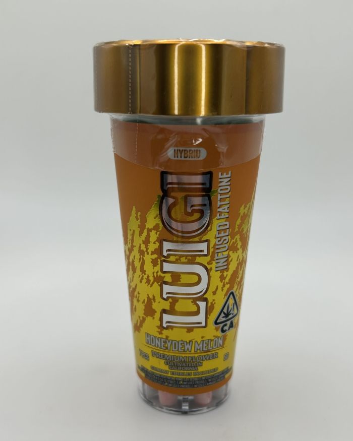 Luigi 7 Piece Infused Pre Roll & Edible Bundle – Honeydew Melon – Hybrid
