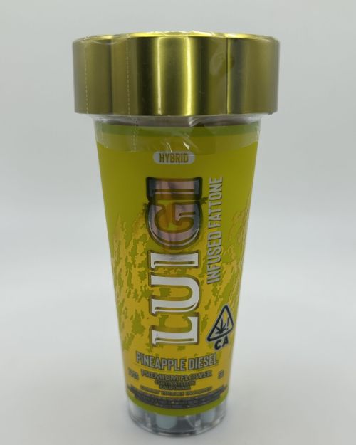 Luigi 7 Piece Infused Pre Roll & Edible Bundle – Pineapple Diesel – Hybrid